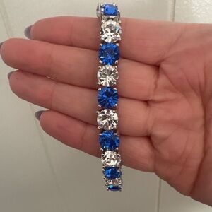 Sapphire Snow Impression Bracelet